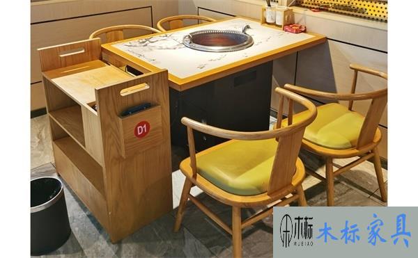 餐飲家具廠家|韓式烤肉桌子尺寸定制多少適合？ 