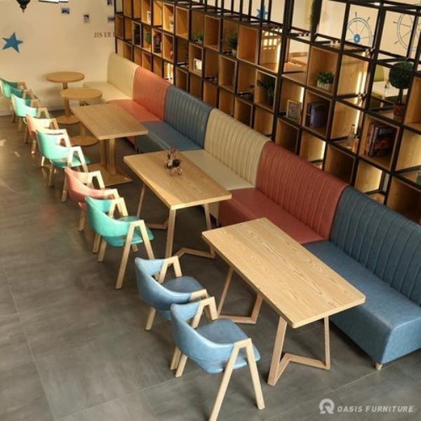 新款西皮甜品店餐椅新款西皮甜品店沙發(fā)白臘木甜品店餐桌 新款西皮甜品店餐椅新款西皮甜品店沙發(fā)白臘木甜品店餐桌